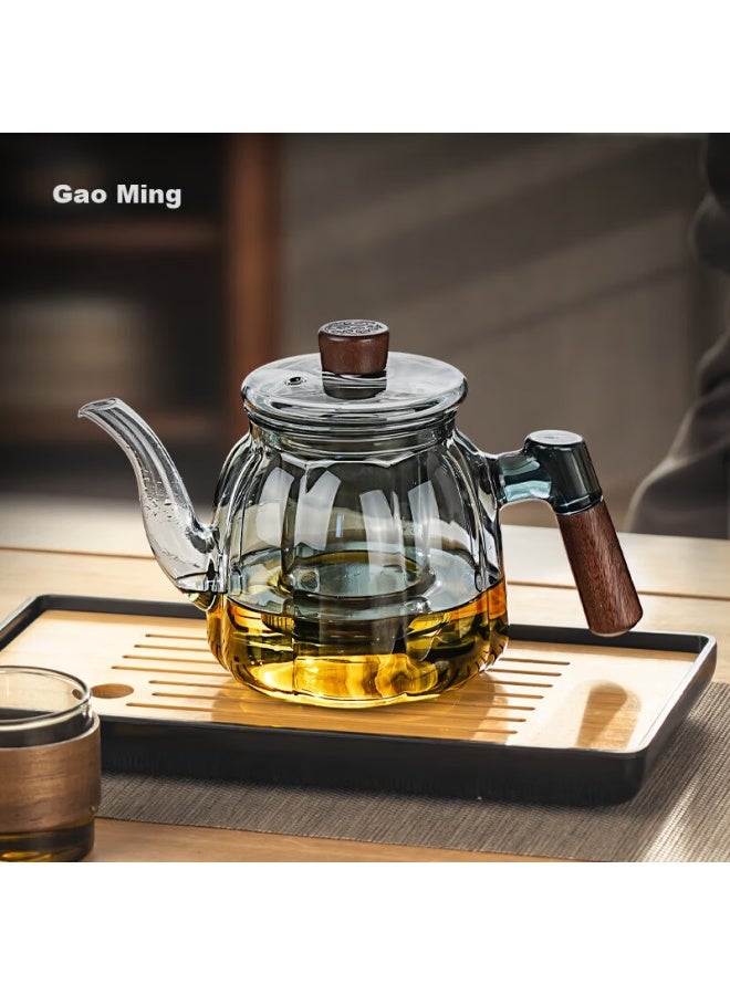 Gaoming New Glass Tea Infuser Teapot With Water Separation, Thickened High-temperature Resistant Household Tea Brewing Kettle - Image 1