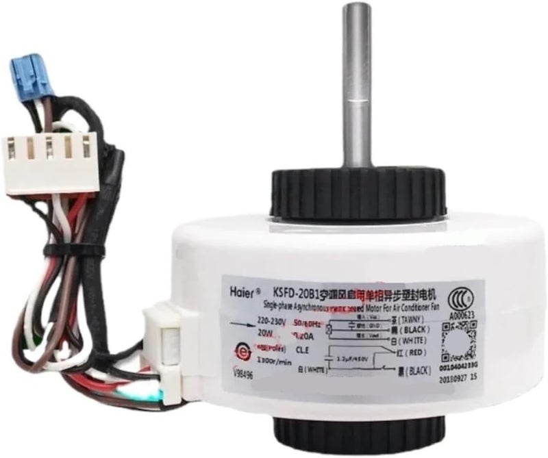 LDGSUPH Air Conditioner Indoor Unit AC Fan Motor，Compatible For Haier，KSFD-20B1 220-230V 50/60Hz 1300r/min 0010404233C， Conditioning Parts - Image 2