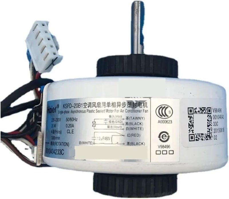 LDGSUPH Air Conditioner Indoor Unit AC Fan Motor，Compatible For Haier，KSFD-20B1 220-230V 50/60Hz 1300r/min 0010404233C， Conditioning Parts - Image 4