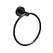USHOWER USHOWER Matte Black Towel Ring, Hand Towel Holder for Bathroom, Durable 304 Stainless Steel, Modern Style  - Image 2