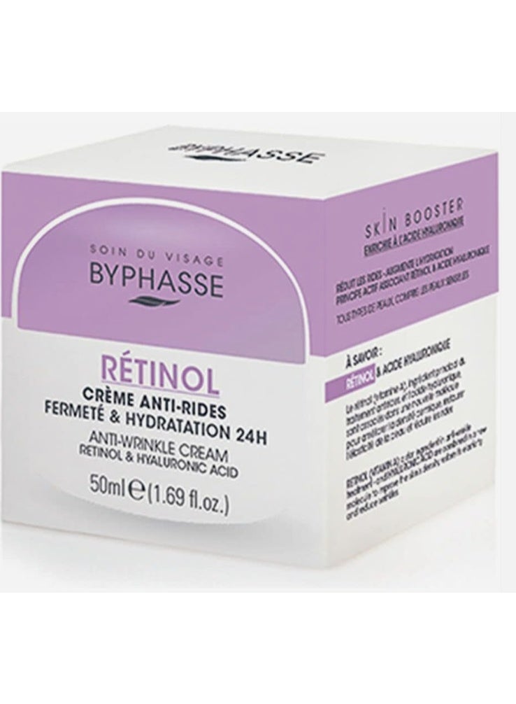 Byphasse Retinol Anti-Wrinkle Treatment Cream – Advanced Age Control, 50ml