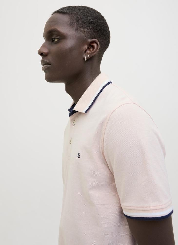 JACK & JONES Jjepaulos Logo Print Polo Shirt  - Image 3