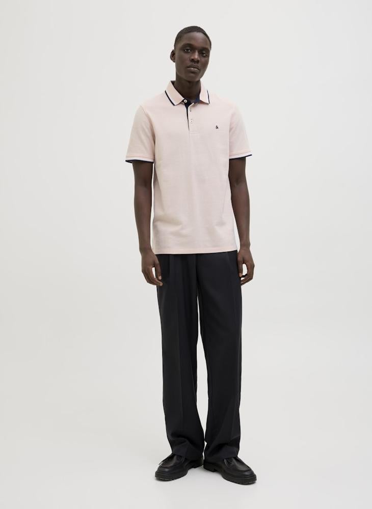 JACK & JONES Jjepaulos Logo Print Polo Shirt  - Image 4