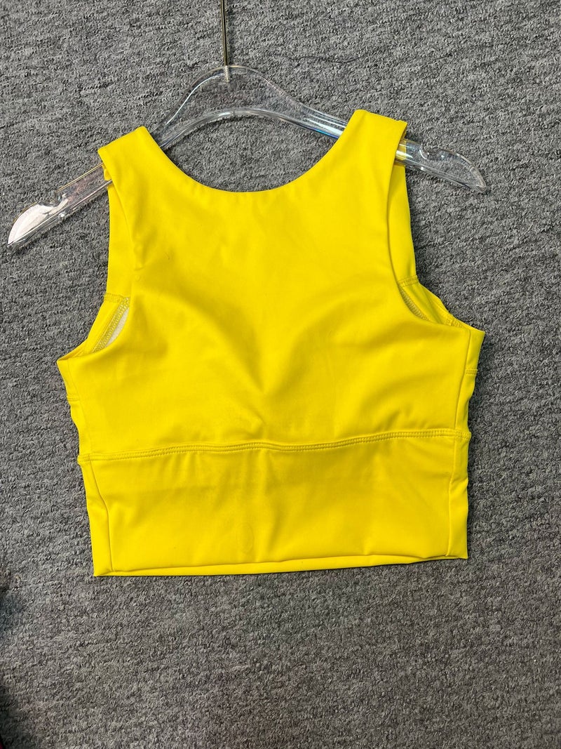 Large Chest High Strength Fixed Cup Sports Vest Shockproof Dance Yoga Underwear Women'S Tight Slim Fitness Bra - Image 1