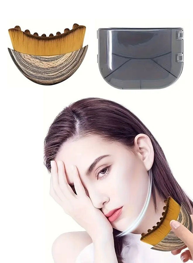 HOOTO Lymphatic Contour Face Brush, Manual Lymphatic Drainage Massager, Natural Makeup Brushes with Durable Soft Bristles, Hypoallergenic Ergonomic Facial Cleansing Brush for Sculpting - Image 1