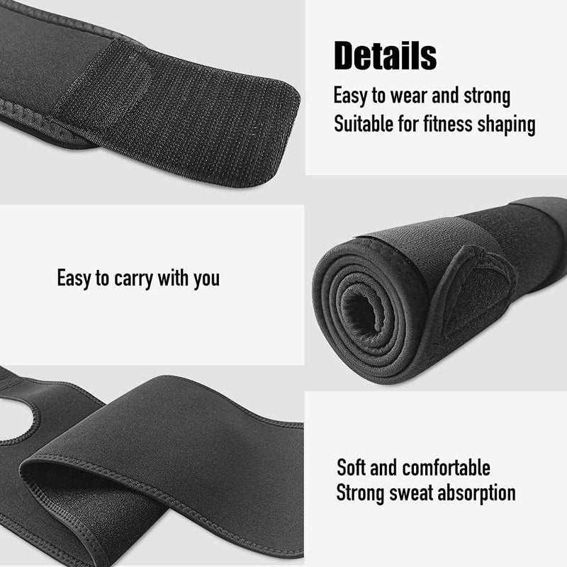 IGR سليد ضغط الفخذ للرجال والنساء، دعامة دعم الفخذ القابلة للتعديل، تخفيف آلام الفخذ، مقاس واحد يناسب معظم الأحجام - Image 3