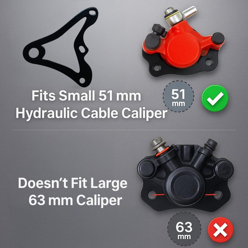 JMCHstore Mini Bike Hydraulic Brake Caliper Bracket kit for Monster Mega Moto MMB80 80cc FRP GMB100 98cc, For Coleman RB100 RT100 Mini Bike - Image 5