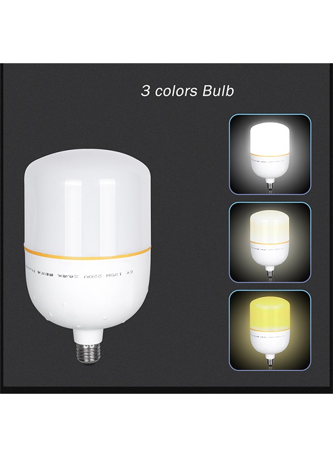Glanfen Photography Softbox Lighting Kit with 200W LED 3-Color Bulb Umbrellas Softbox and Carry Bag  - Image 2
