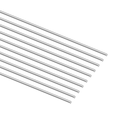 Sutemribor 2mm x 300mm Stainless Steel Model Straight Metal Round Shaft Rod Bars for DIY RC Car RC Helicopter Airplane 10 PCS - Image 1