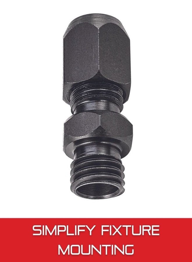 ستارريت مشبك ستاريت الفولاذي لمؤشر القرص - مقاس خيط 1/2-20NF، طول الخيط 9/32 بوصة، قطر فتحة مرور 0.375 بوصة لساق المؤشر، لون أسود - 25SC38 - Image 3