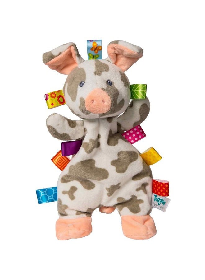 Taggies Patches Pig Lovey Soft Toy , 12 Inch (Pack of 1) - Image 1