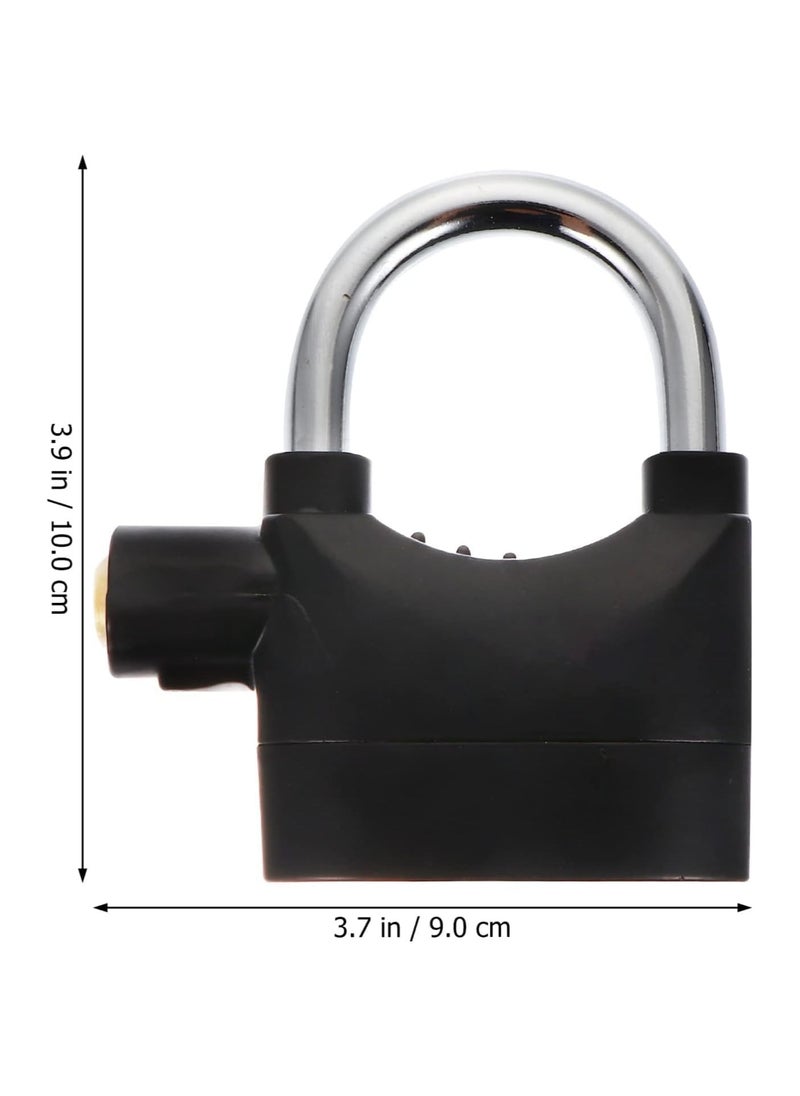 SYOSI - Alarm Lock Anti Theft Locks Loud Alarm Lock Universal Security Alarm Lock System Anti-Theft Weatherproof for Door Motor Bicycle Padlock with 3 Keys - Image 1