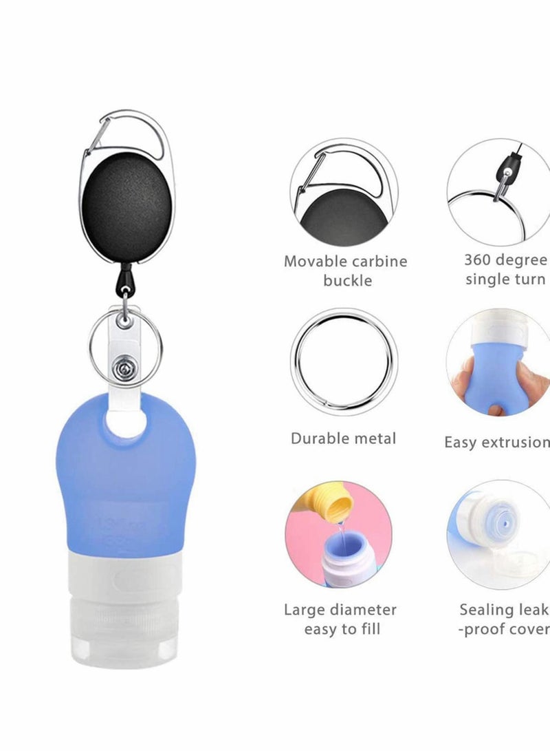 38ml Spray Bottle with Hook, Super Fine Misting Empty Bottle,Clear Water Leak-Proof Hair Sprayer (3 PCS)