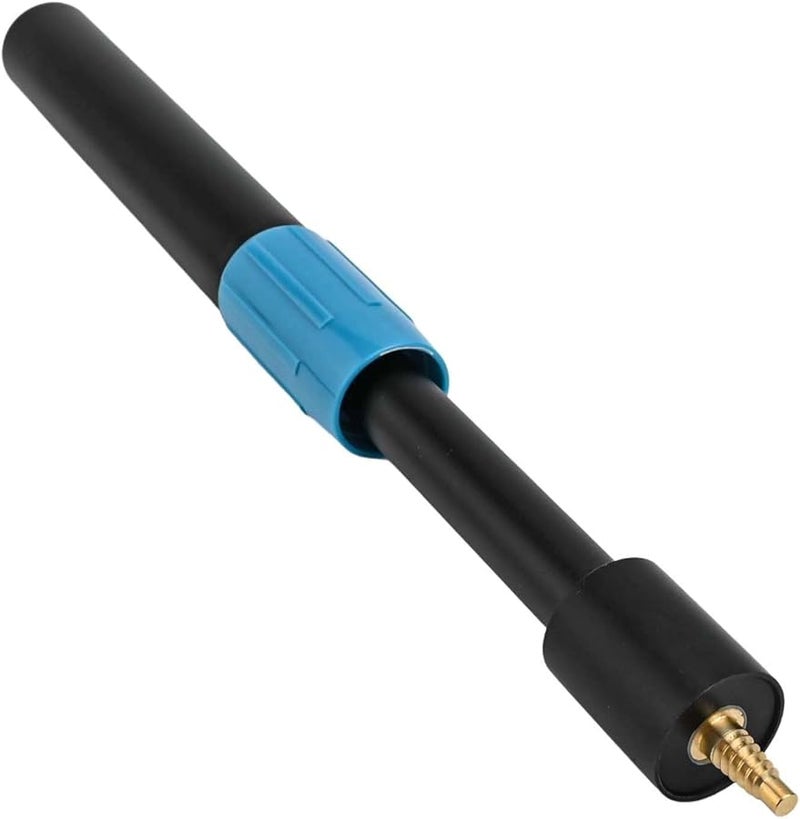 ملحق عصا البلياردو القابل للتعديل 11 بوصة معدني بلاستيك سنوكر بلياردو أسود أزرق - Image 3