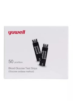 يوويل شرائط مقياس الجلوكوز yuwell العلبة تحتوى على 50 شريط 