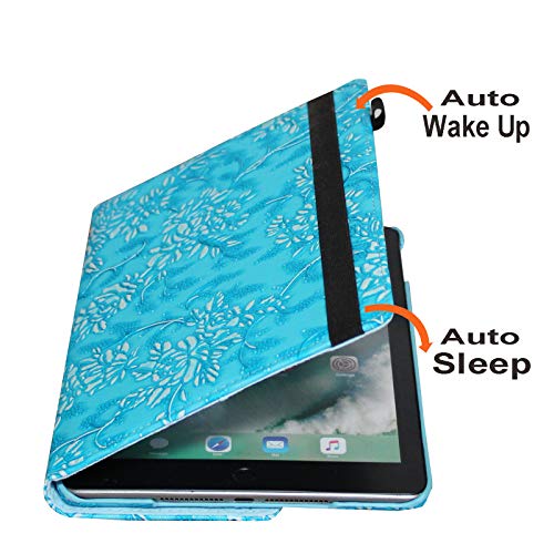 JYtrend Case for iPad A16 11-inch (11th Gen 2025), for 2022 iPad 10th Generation 10.9 inch, Rotating Stand Smart Magnetic Cover for Model A3354 A3355 A3356 A2696 A2757 A2777 (Embossed Flower) - Image 3