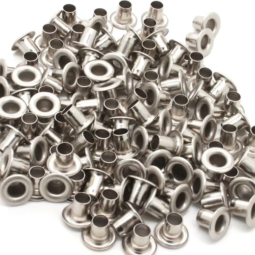 Tandy Leather Eyelets 316 5 mm Nickel Plated 100pk 128612