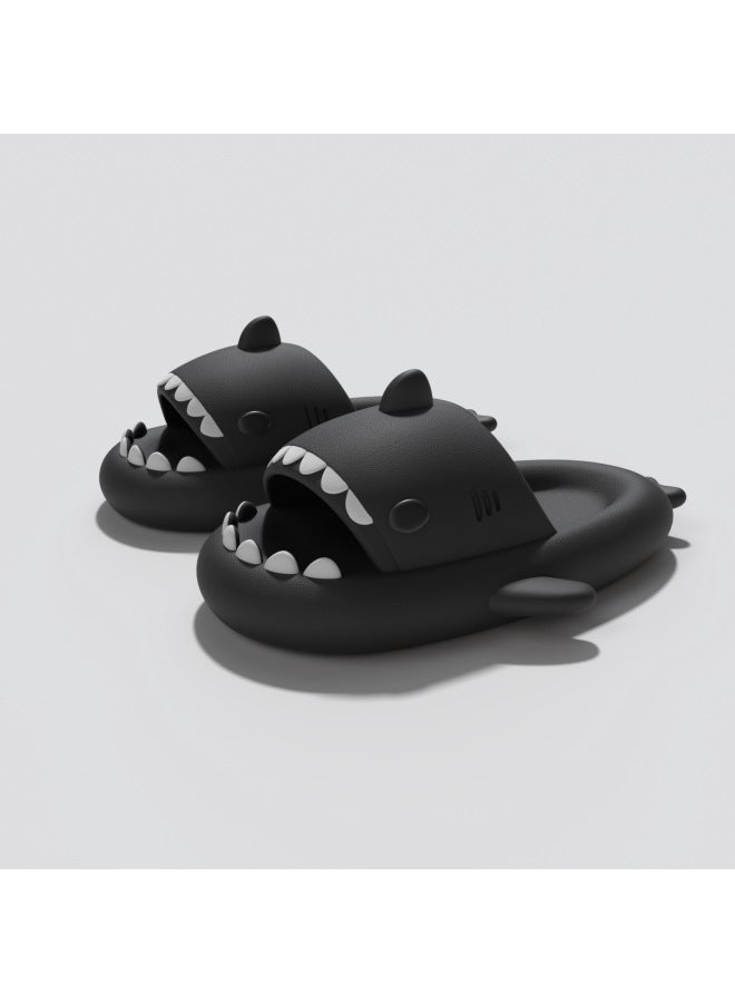 Children's Summer Slippers, Second Generation Shark Eva Slippers, Home Kids' Parent-child Soft-soled Baby Sandals, Parent-child Style