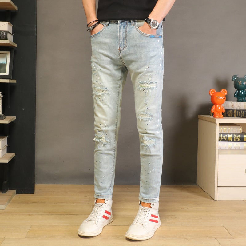 Unisex Classic Denim Jeans Loose Fit Daily Outdoor Wear - Image 3