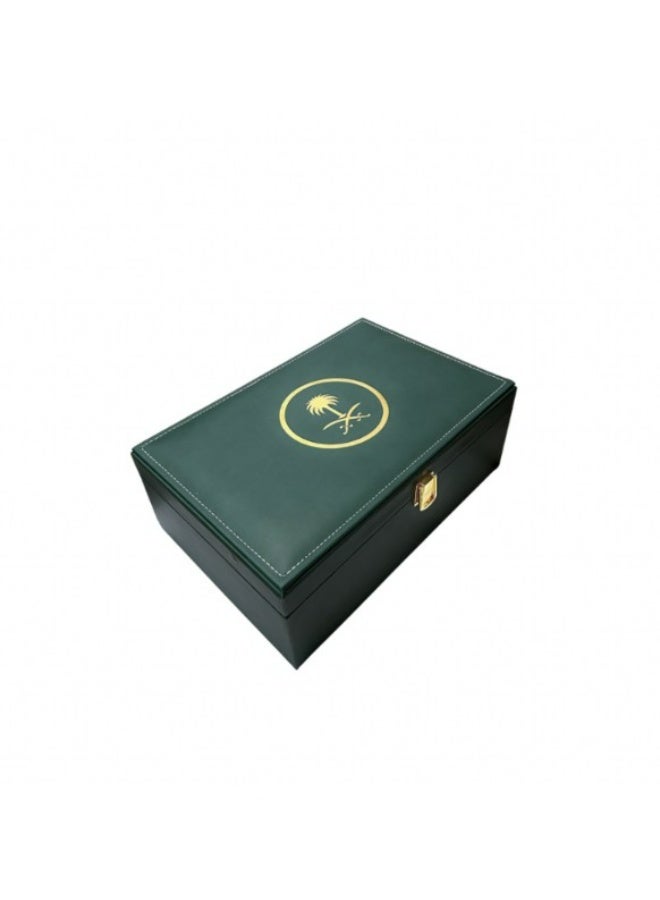 HASD-OUD Gift box with a capacity of 125g - featuring the two swords and palm tree logo - unfilled - Image 1
