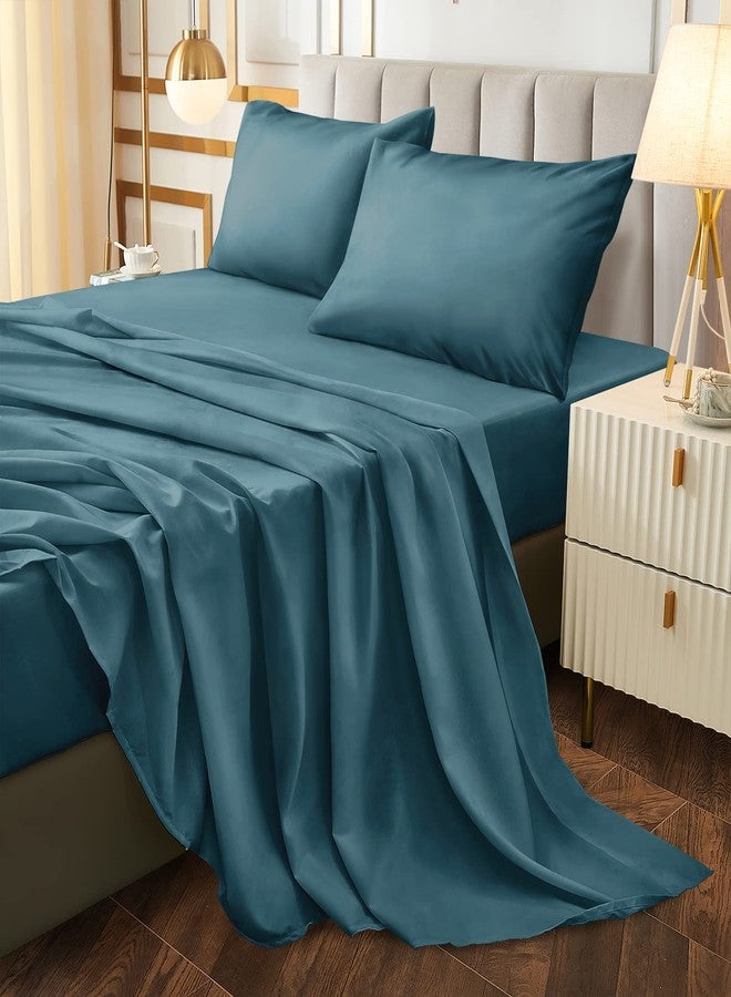 Bedding_Dreamer طقم لحاف بتصميم سلحفاة، طقم سرير من 8 قطع بتصميم سلحفاة المحيط، يتضمن لحاف واحد، شرشف مسطح واحد، شرشف مطاطي واحد، 4 أغطية وسائد، غطاء وسادة واحد (مقاس كوين، سلحفاة). - Image 5