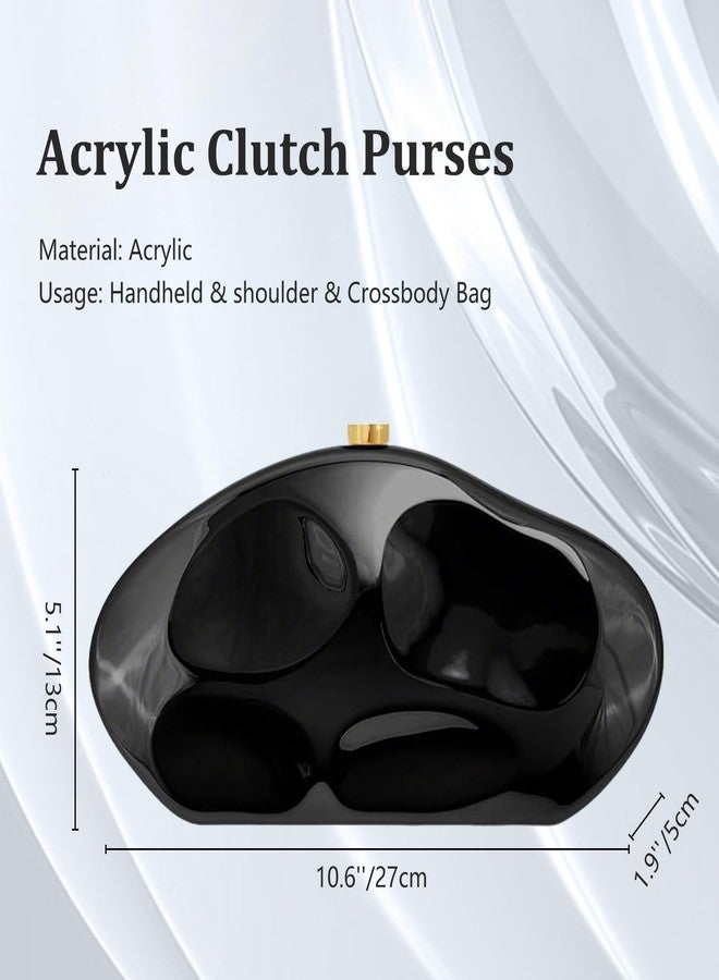 Gets Acrylic Purses and Handbags for Women Shell Shape Shoulder Crossbody Bag - Image 2