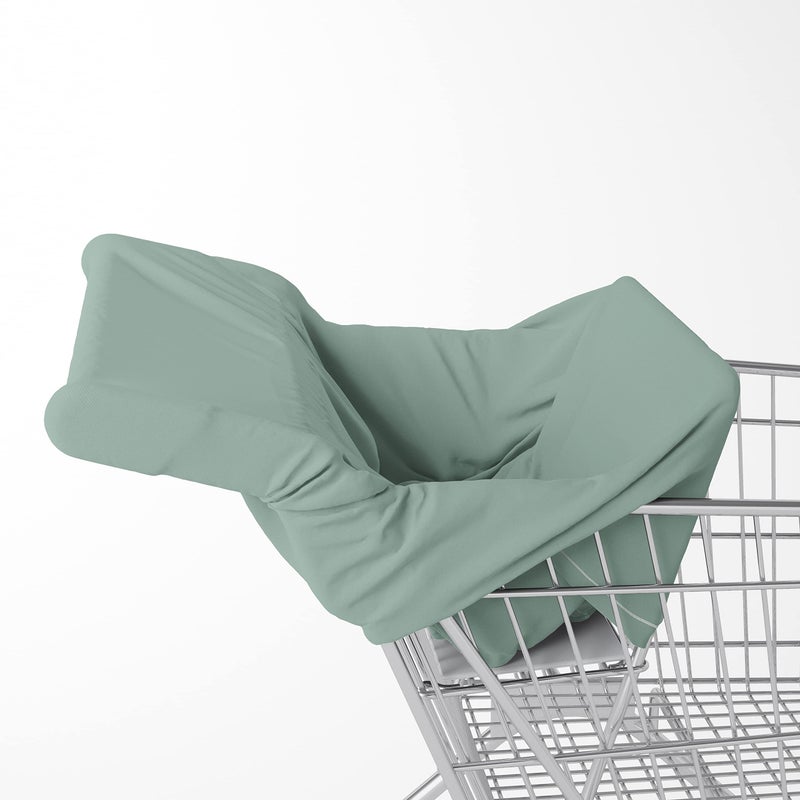 Natemia 4 in 1 Baby Car Seat Cover - Multi-Functional Stretchy & Soft Canopy, Nursing, Shopping Cart, & High Chair Cover - Image 4