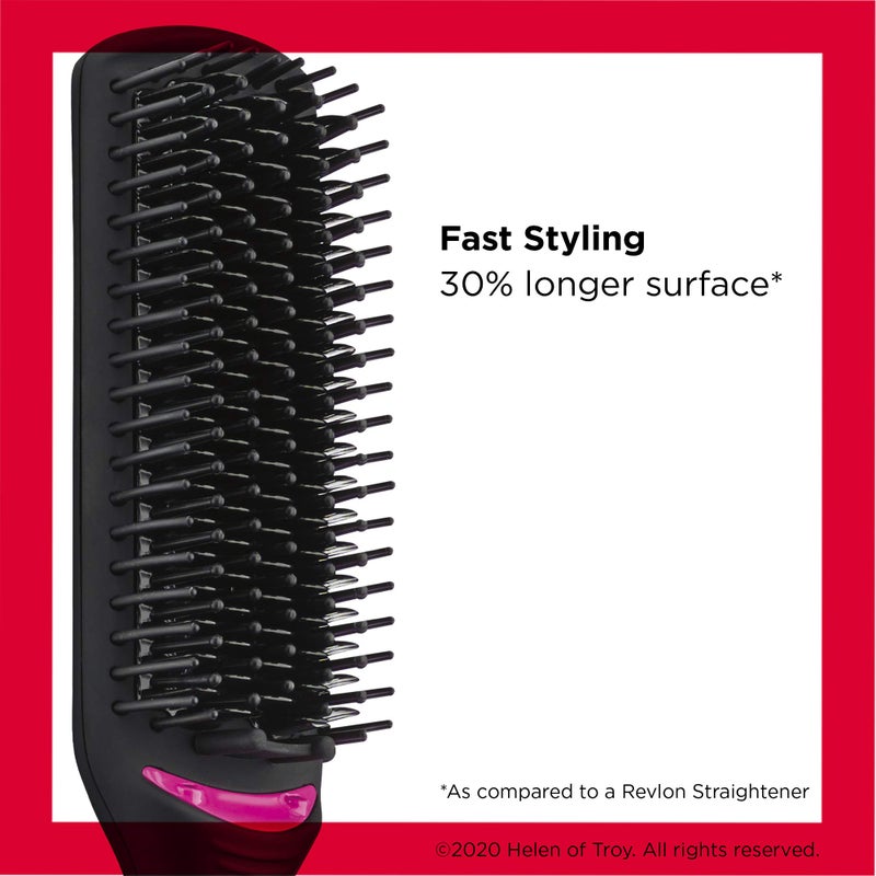 Revlon Hair Straightening and Styling Brush | Great for Second Day Styling (4-1/2 in) - Image 2