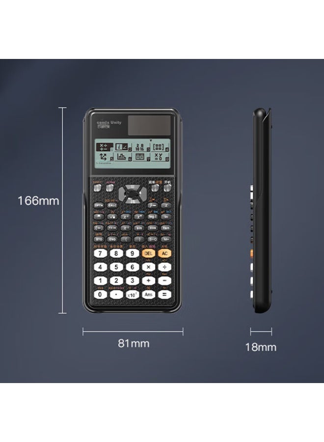 COMIX Scientific Calculator For Middle School/university, 498 Functions, Exam And Study Tool C-991cn - Image 4