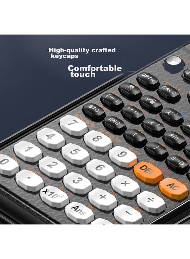 COMIX Scientific Calculator For Middle School/university, 498 Functions, Exam And Study Tool C-991cn - Image 2