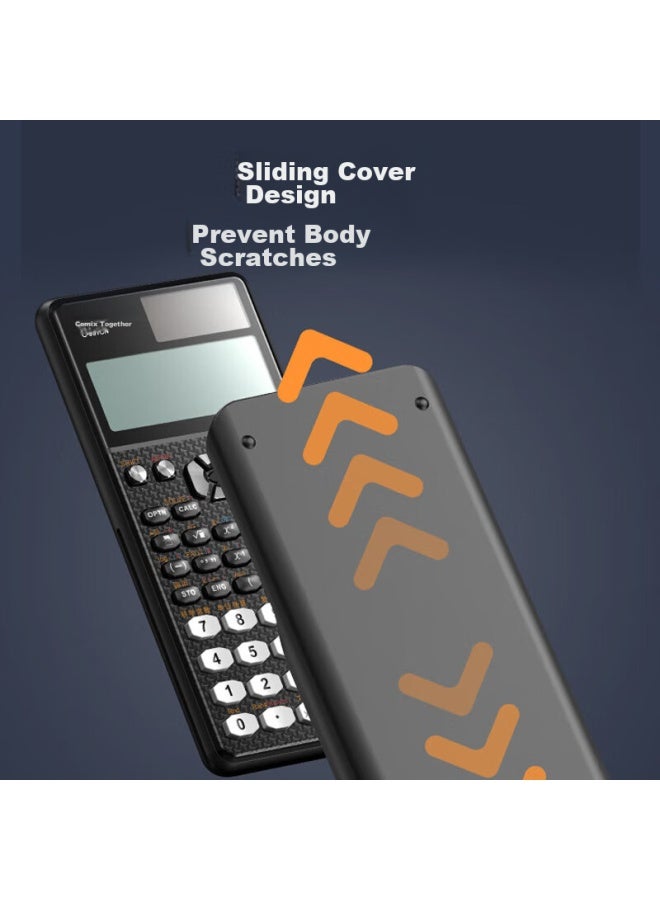 COMIX Scientific Calculator For Middle School/university, 498 Functions, Exam And Study Tool C-991cn - Image 3