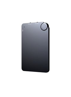 K2 Ultra-thin Voice Recorder Portable MP3 Player 16GB Voice Activated Recorder Mini Digital Sound Audio Recorder Professional Dictaphone Black