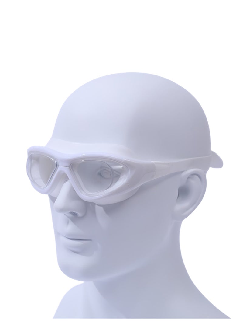 بلا نهاية نظارة السباحة الفاخرة EL1007 مع حماية ضد الضباب والأشعة فوق البنفسجية | المادة: سيليكون، بولي يوريثان | نظارات رؤية واسعة 180 درجة أنيقة | حشية سيليكون ناعمة لمنع التسرب | مع الحالة الصعبة - Image 1