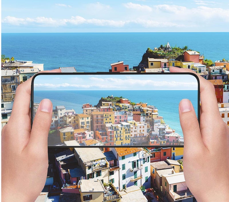 Mobilebies 9H Premium Black Border Tempered Glass Screen Protector (Non-UV Glass) for Google Pixel 5 (6 Inch, Pack of 1) | Full Screen Coverage (Edge to Edge) Screen Guard - Image 5