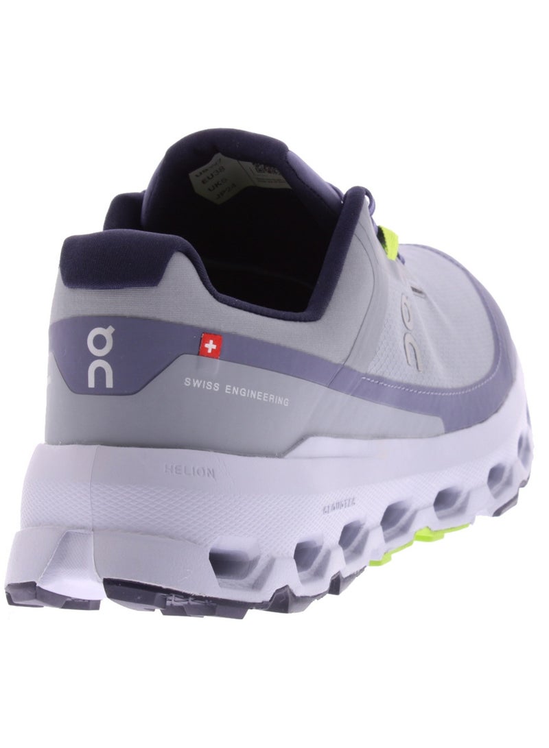 أون On Cloudvista 2 'Blue-Gray' - حذاء جري Trail للجنسين خفيف الوزن وسريع الاستجابة للتضاريس المختلطة تصميم أنيق باللونين الأزرق والرمادي مع تفاصيل عاكسة بطانة محسنة لراحة طوال اليوم - Image 4