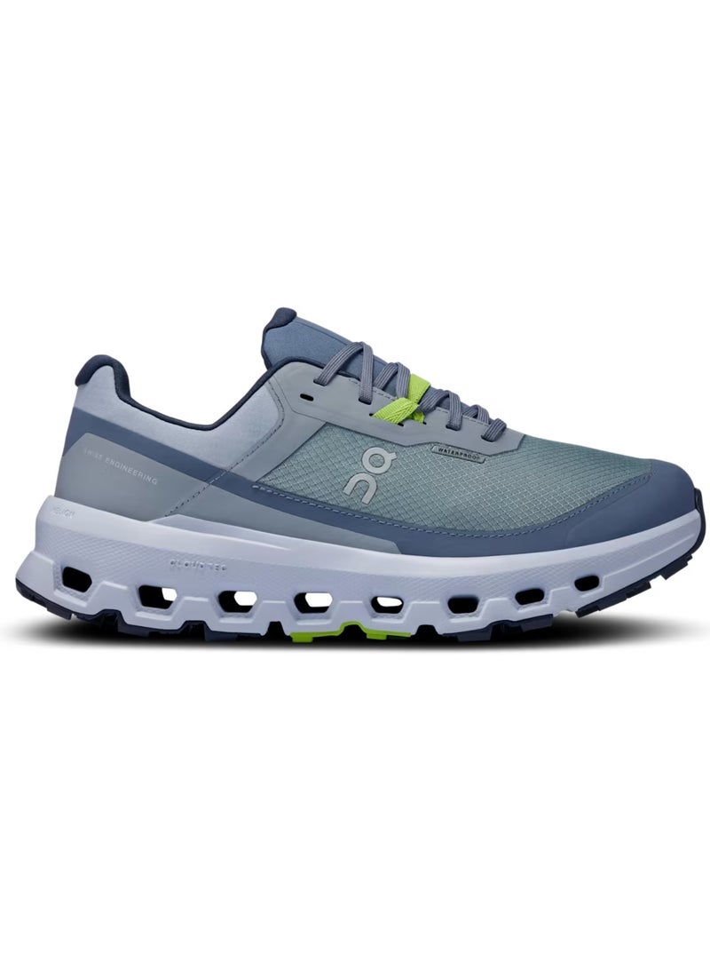 أون On Cloudvista 2 'Blue-Gray' - حذاء جري Trail للجنسين خفيف الوزن وسريع الاستجابة للتضاريس المختلطة تصميم أنيق باللونين الأزرق والرمادي مع تفاصيل عاكسة بطانة محسنة لراحة طوال اليوم - Image 1