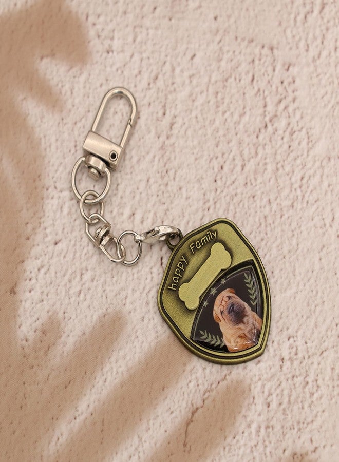 Elechobby Adorable Dog Keychains Metal Cute Dogs Design Keyring Perfect for Decorating Keys Great for Dog Lovers (Shar-Pei) - Image 2