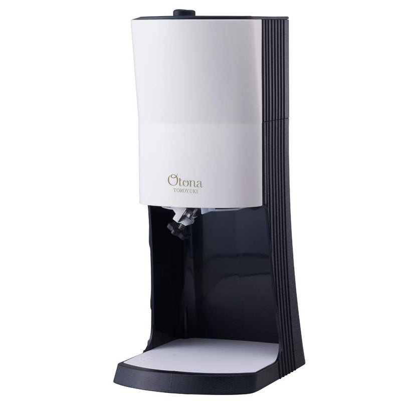 Doshisha صانعة الثلج الكهربائية دوتشيشا لصنع الثلج المجروش الناعم مع 3 أكواب ثلج باللون الأسود