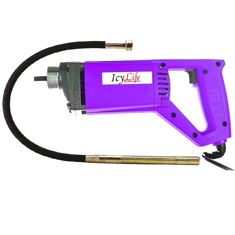 ICYLIFE ICYLIFE 1280WATT Concrete Vibratoriron Machine With 3 Mtr Needle Electric Concrete Vibrator 13300rpm  - Image 1