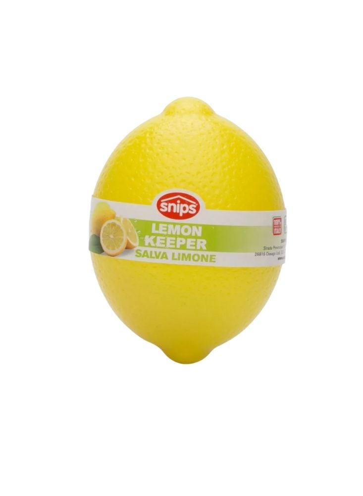 Snips Lemon Keeper – Yellow Lemon-Shaped Storage Container - Image 1