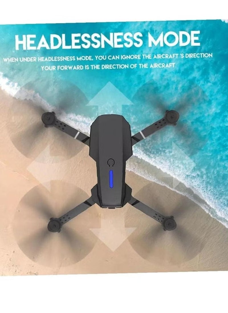 LIMOS - Foldable Quadcopter E88 Pro Max Drone with 4K Dual Camera for Adults, Remote Control Drone with Gesture Selfie, 3D Flips, Waypoint Flight, Altitude Hold, Long Control Range, Battery and Carrying Bag, Perfect Gift for Boys, Girls and Beginners - Image 1