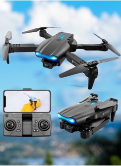 LIMOS Foldable Quadcopter E88 Pro Max Drone with 4K Dual Camera for Adults, Remote Control Drone with Gesture Selfie, 3D Flips, Waypoint Flight, Altitude Hold, Long Control Range, Battery and Carrying Bag, Perfect Gift for Boys, Girls and Beginners  - Image 1