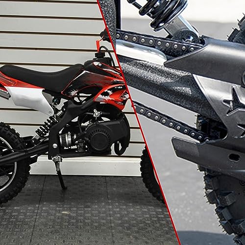 KAMIER T8F Drive Chain 134 Links Heavy Duty for 49cc 50cc 2-Stroke GB Syx Moto Holeshot Metotec Xtreme X-pro SSR Coolster Kids Pit Dirt Bike 43cc 47cc Mini ATV Quad Super Pocket Rocket Bike Moto Parts - Image 4