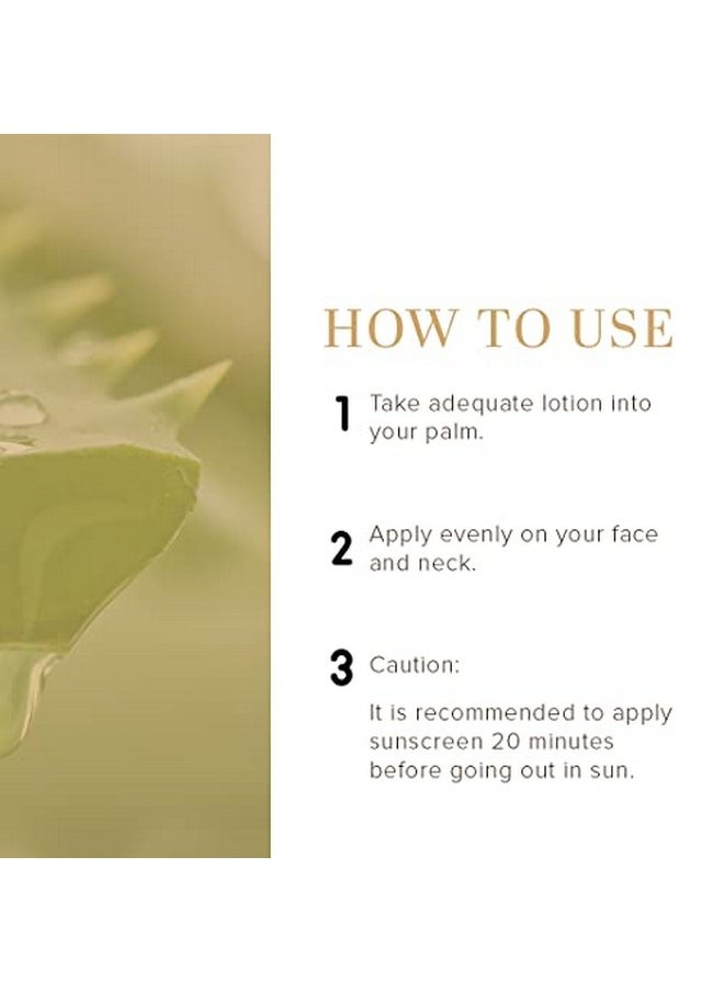 Khadi Natural Sunscreen Lotion With Spf 50 Pa++ Sunscreen For Everyday Use Nonsticky Sunscreen Sunscreen Without White Cast Paraben Free Suitable For All Skin Types 100Ml  - Image 4