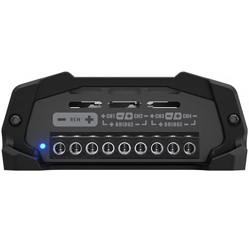 Stetsom HL 400x4 2 Ohms - Compact Digital 4 Channel Amplifier, 400W RMS 400x4, Full Range, High Input, Bass Boost Gain + 14db (Variable Adjustment 30-75hz), Multichannel, Digital Sound, Crossover - Image 5