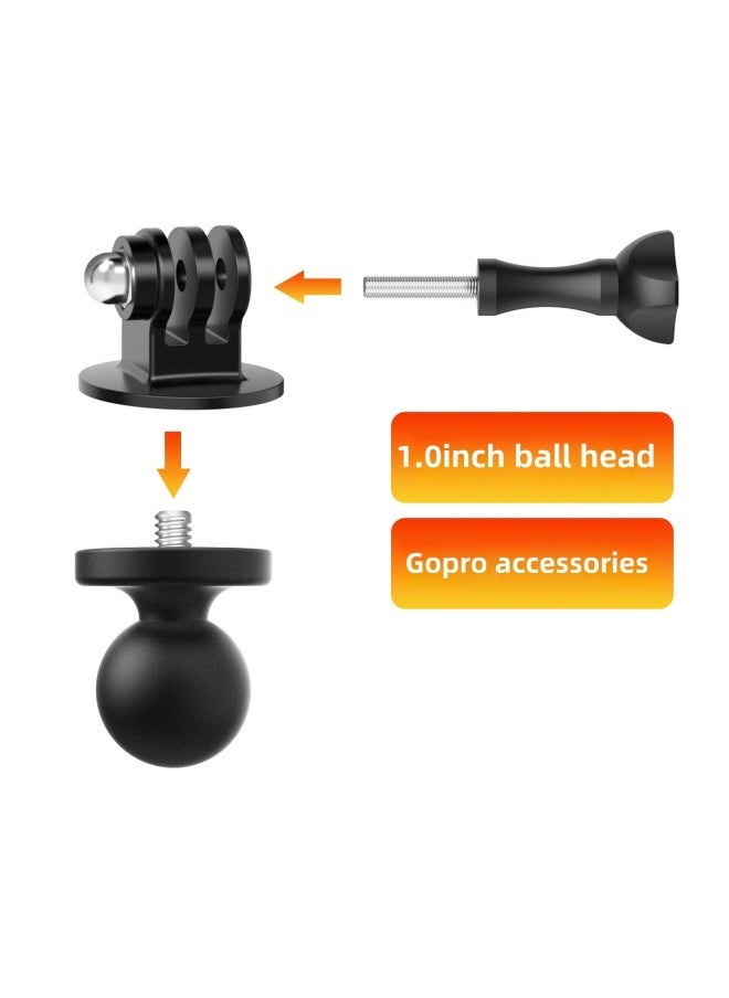 gopro Gopro One Inch Standard Gopro Sports Camera Ball Head Mobile Phone Holder 1 inch ZB9DD17D41A091EEB4170Z