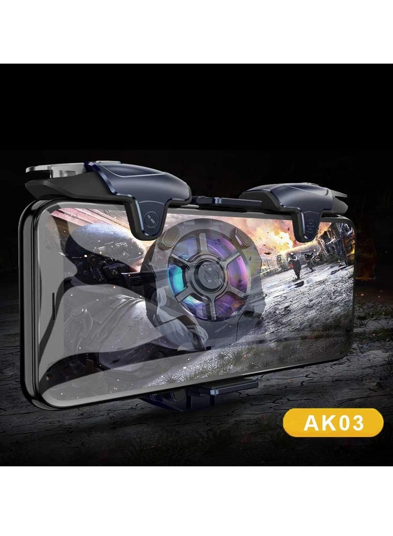 TIGER AK03 PUBG Mobile Controller | 25 Shots per Second, Mobile Gaming Controllers for PUBG, Fortnite, COD | Gaming Grip & Joysticks for Android & iOS Phones | Enhanced Precision & Speed - Image 4