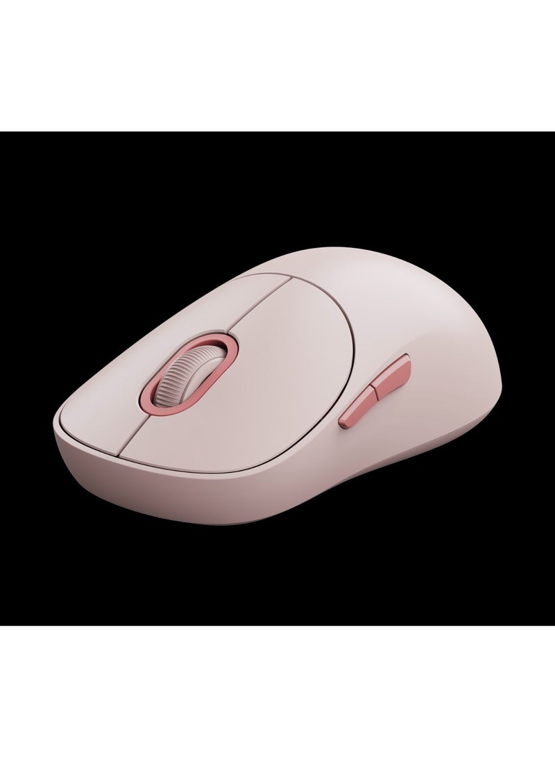 Xiaomi Mi Mouse 3 Pink Wireless Bluetooth 2.4GHz Dual Mode Silent Click Lightweight Portable Mouse for Laptop PC - Image 5