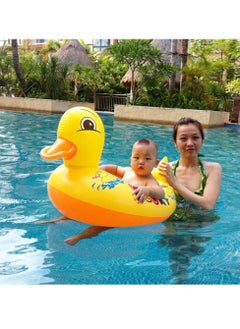 MUMS PLANET Duck Shaped Swimming Float - Safe Anti-Tip Inflatable Swimming Floats Swimming Accessories for Kids (Duck Float)  - Image 4