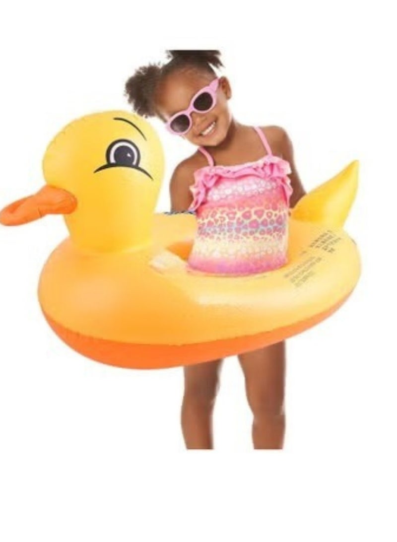 ممز بلانيت عوامه سباحة علي شكل بطه -  آمنه مضاد للانقلاب عوامات سباحة قابلة للنفخ ملحقات سباحة للأطفال (عوامه البطة)- عوامه اطفال - عوامه للبيبي-عوامات -عوامة حمام سباحة-ألعاب مائية_عوامه سباحه ، مستلزمات سباحه - Image 3